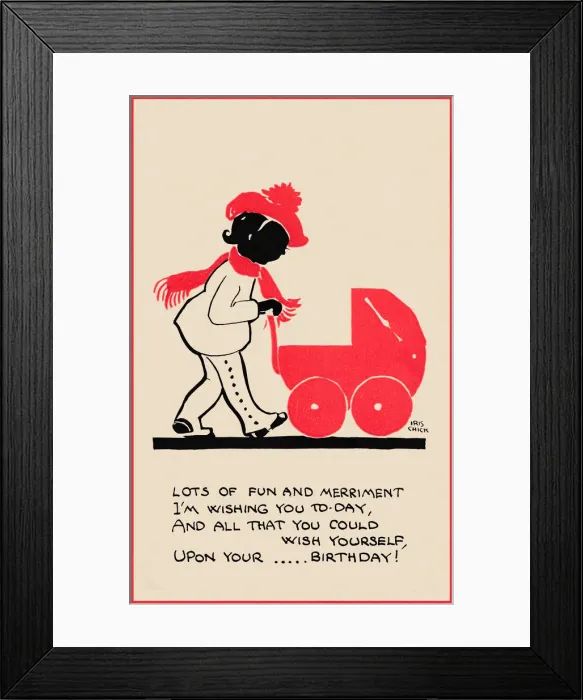 Framed Print : Birthday greeting Framed Print : Birthday greeting