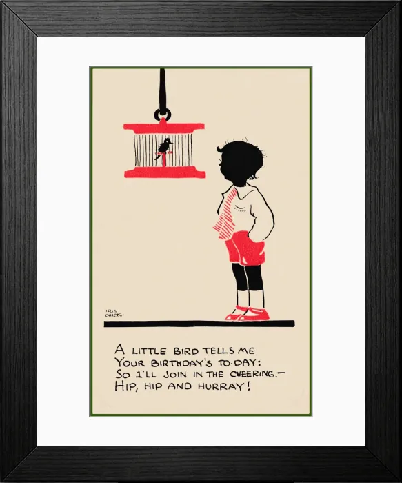 Framed Print : Birthday greeting Framed Print : Birthday greeting