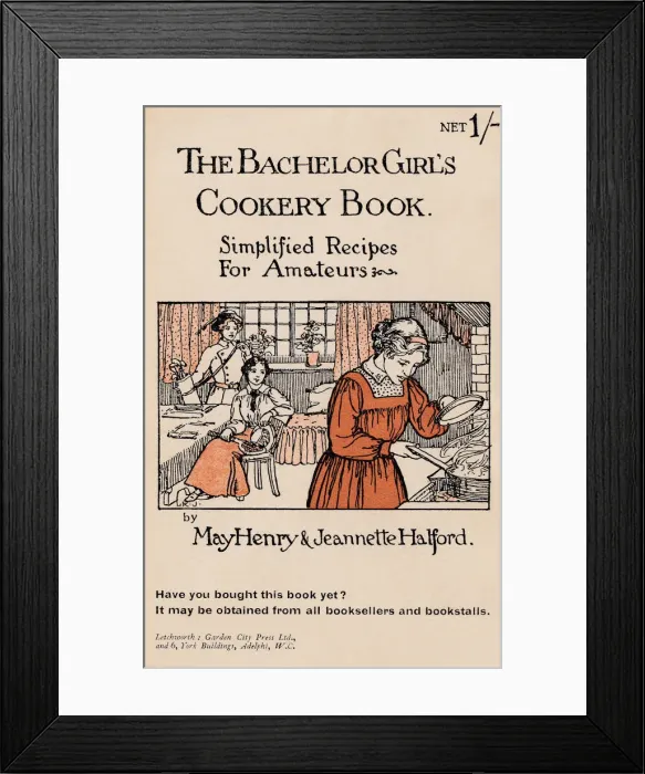 Framed Print : Cookery Book Framed Print : Cookery Book