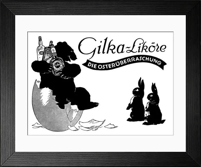 Framed Print : Gilka liqueur Framed Print : Gilka liqueur