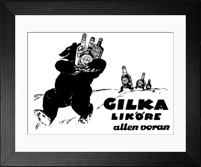 Framed Print : Gilka liqueur Framed Print : Gilka liqueur