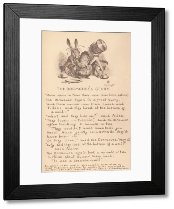 Framed Print : The dormouses story Framed Print : The dormouses story