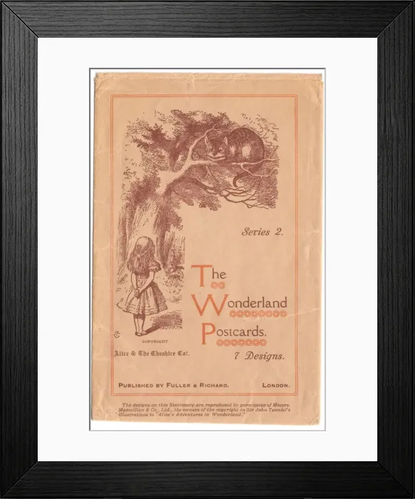 Framed Print : John Tenniel - Alice - Postcard packet Framed Print : John Tenniel - Alice - Postcard packet