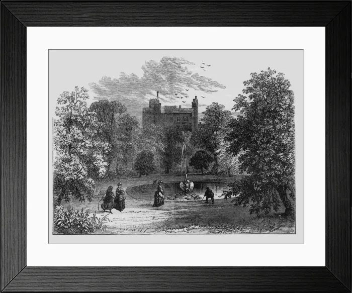 Framed Print : Drapers Hall Garden Framed Print : Drapers Hall Garden