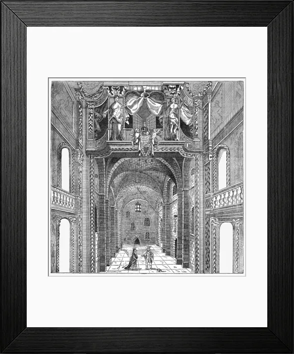 Framed Print : Dukes Theatre interior Framed Print : Dukes Theatre interior