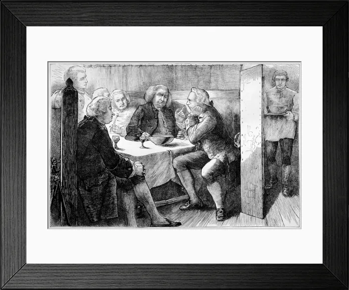 Framed Print : Evening with Dr Johnson Framed Print : Evening with Dr Johnson