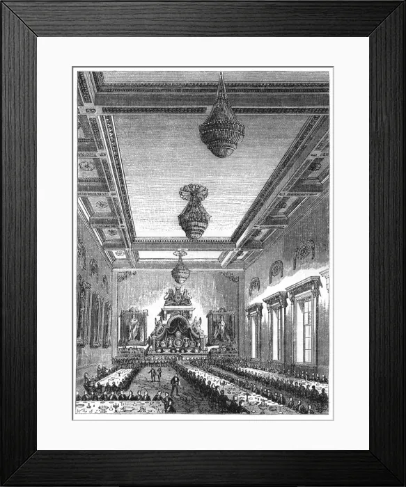 Framed Print : Grocers Hall interior Framed Print : Grocers Hall interior
