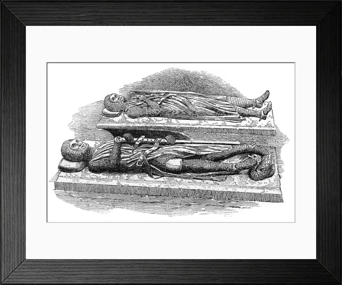 Framed Print : Tombs of knights templar Framed Print : Tombs of knights templar