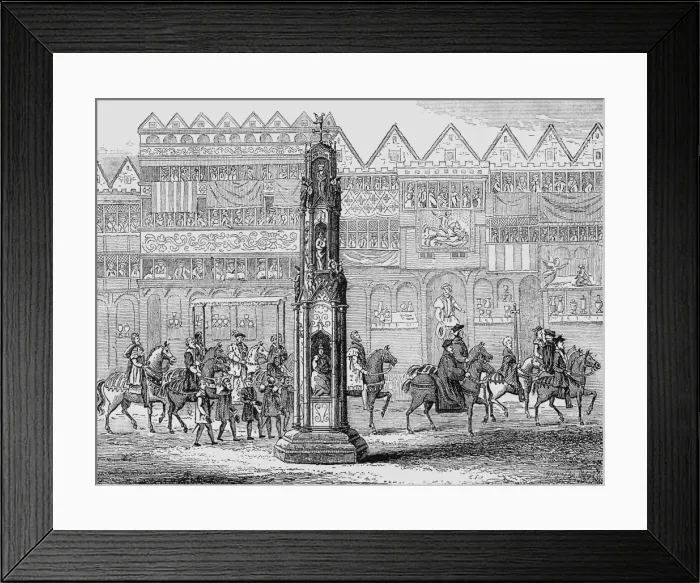 Framed Print : Cheapside Cross Framed Print : Cheapside Cross