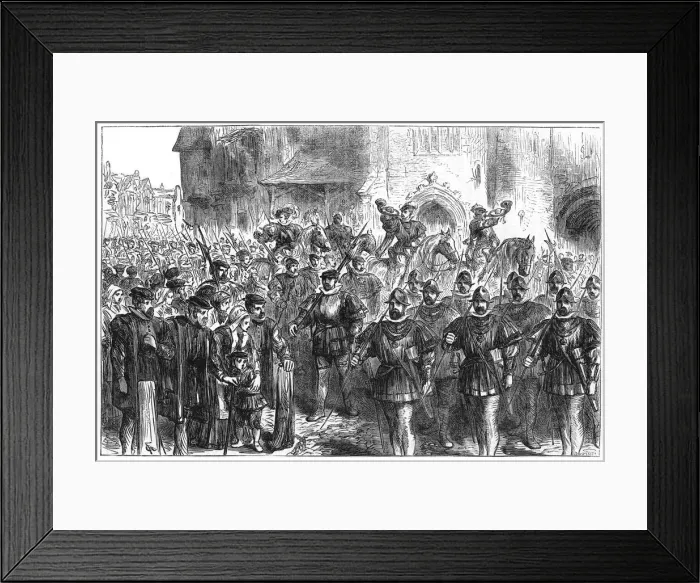 Framed Print : March of the archers Framed Print : March of the archers