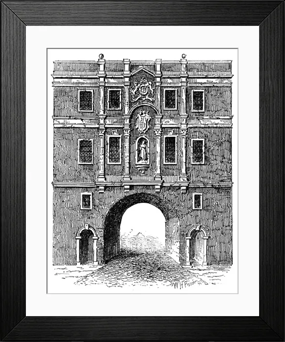 Framed Print : Old Lud Gate Framed Print : Old Lud Gate