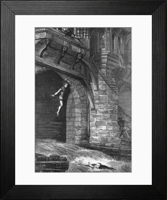 Framed Print : Osbornes leap Framed Print : Osbornes leap