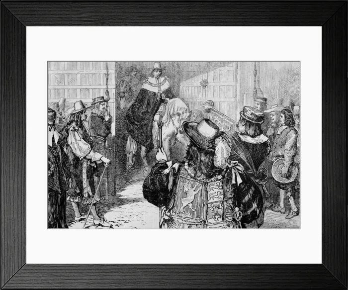 Framed Print : Proclomation of Charles II Framed Print : Proclomation of Charles II