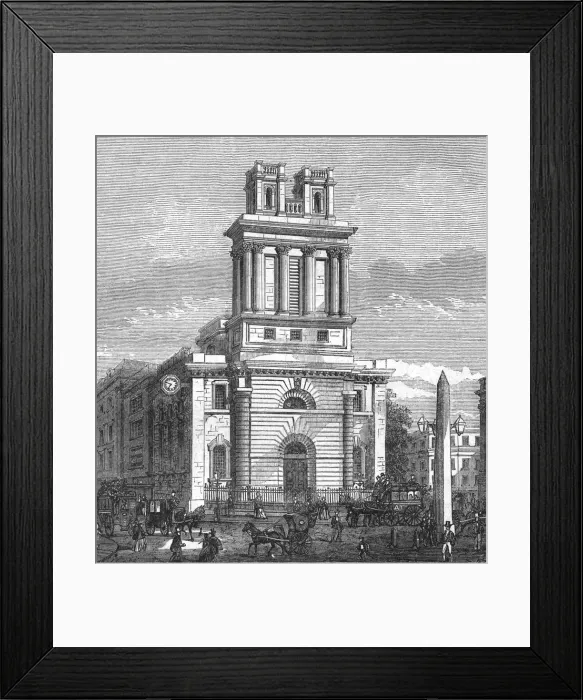 Framed Print : St Mary Woolnoth Framed Print : St Mary Woolnoth