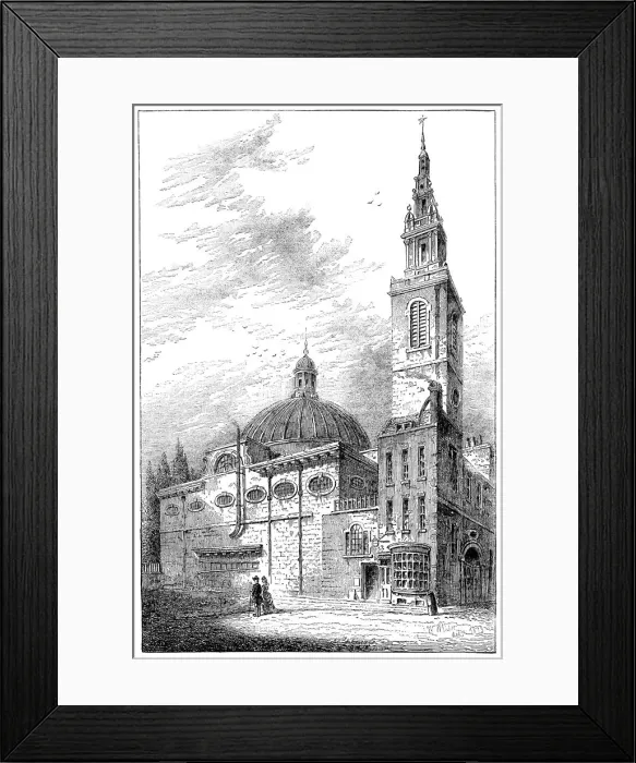 Framed Print : St Stephens Walbrook Framed Print : St Stephens Walbrook