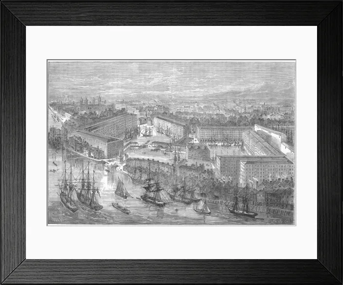 Framed Print : St Katharines Docks Framed Print : St Katharines Docks