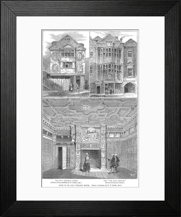Framed Print : Sir Paul Pindars House Framed Print : Sir Paul Pindars House