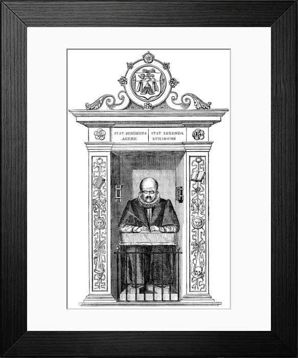 Framed Print : John Stows Monument Framed Print : John Stows Monument