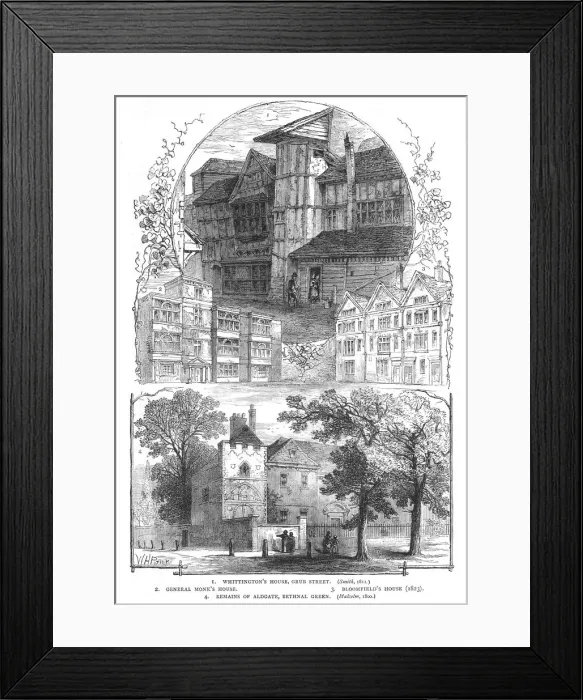 Framed Print : Whittingtons House Framed Print : Whittingtons House