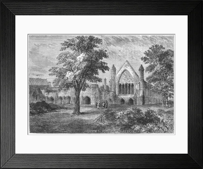 Framed Print : Ely House. Engraving depicting the Ely House, the London townhouse of the Bishops of Ely Framed Print : Ely House. Engraving depicting the Ely House, the London townhouse of the Bishops of Ely
