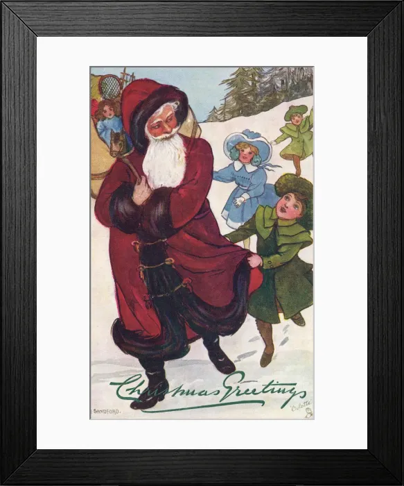Framed Print : Santa Claus Framed Print : Santa Claus