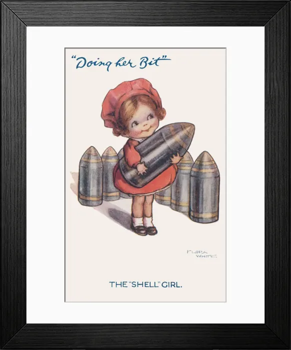 Framed Print : World War I Patriotic Framed Print : World War I Patriotic