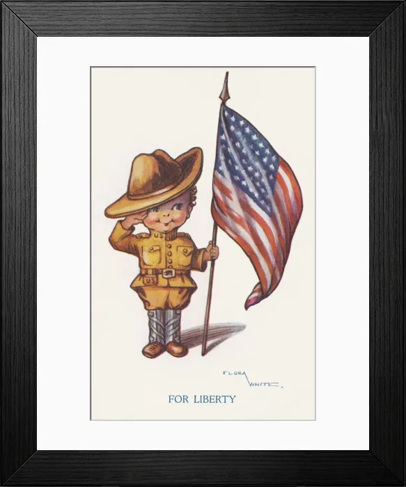Framed Print : World War I Patriotic Framed Print : World War I Patriotic