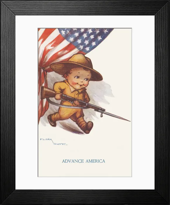 Framed Print : World War I Patriotic Framed Print : World War I Patriotic