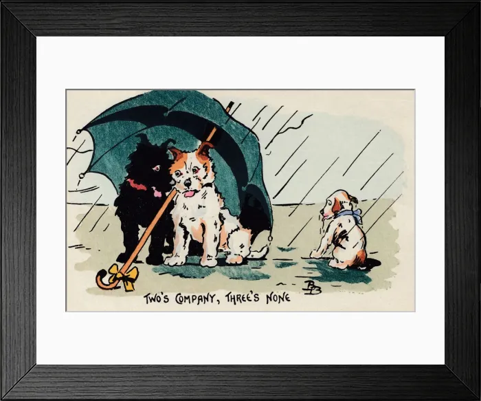 Framed Print : Twos Company Framed Print : Twos Company