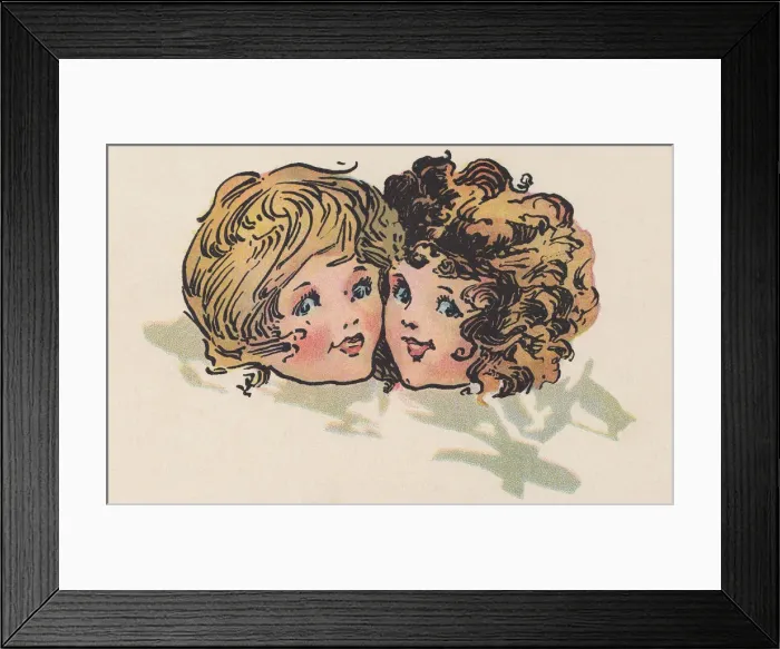 Framed Print : Child Faces Framed Print : Child Faces