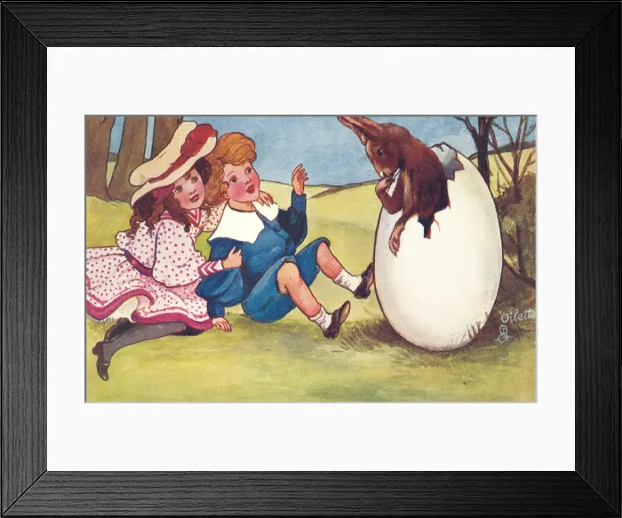 Framed Print : Edwardian Children Framed Print : Edwardian Children