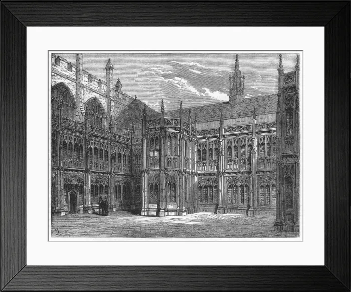 Framed Print : St Stephens cloisters