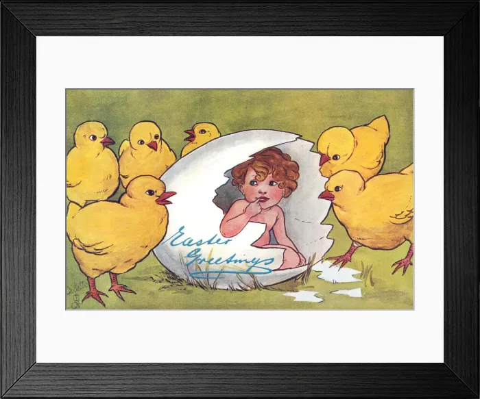 Framed Print : Edwardian Children Framed Print : Edwardian Children