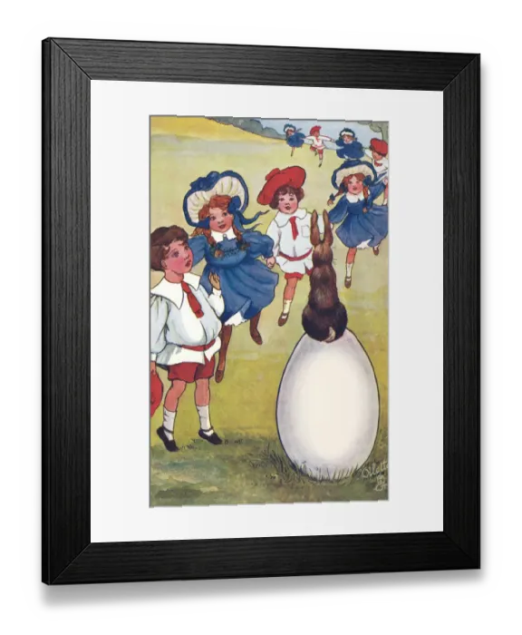 Framed Print : Edwardian Children Framed Print : Edwardian Children