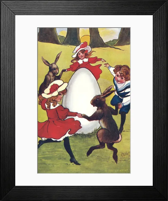 Framed Print : Edwardian Children Framed Print : Edwardian Children