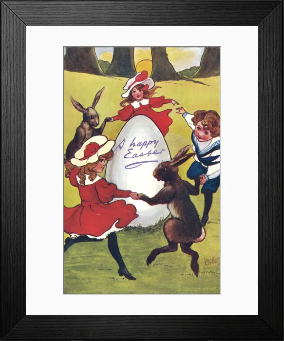 Framed Print : Edwardian Children Framed Print : Edwardian Children