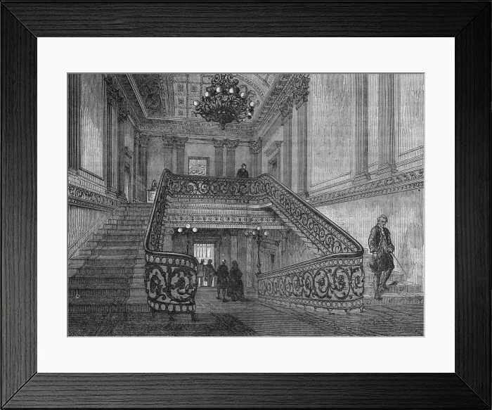 Framed Print : Northumberland House staircase Framed Print : Northumberland House staircase