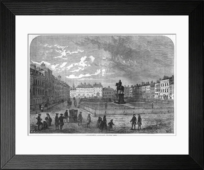 Framed Print : Leicester Square Framed Print : Leicester Square