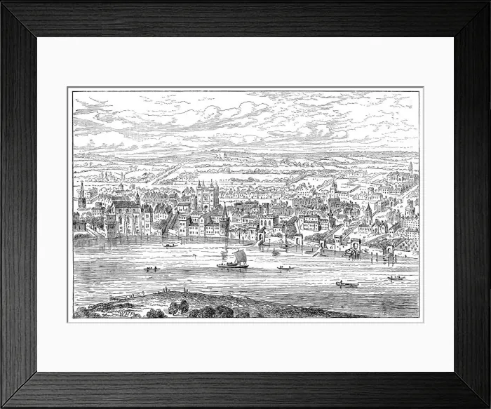 Framed Print : View of London Framed Print : View of London