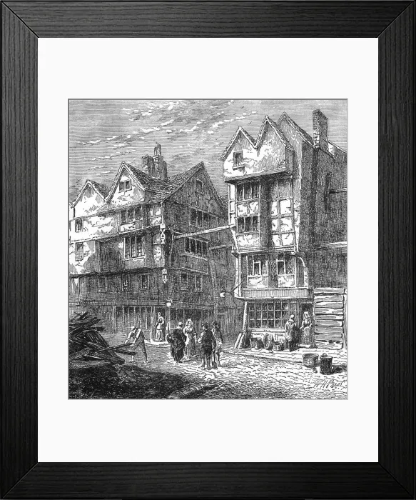 Framed Print : Butchers Row Framed Print : Butchers Row