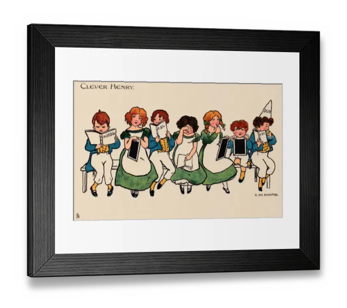 Framed Print : Regency Children Framed Print : Regency Children