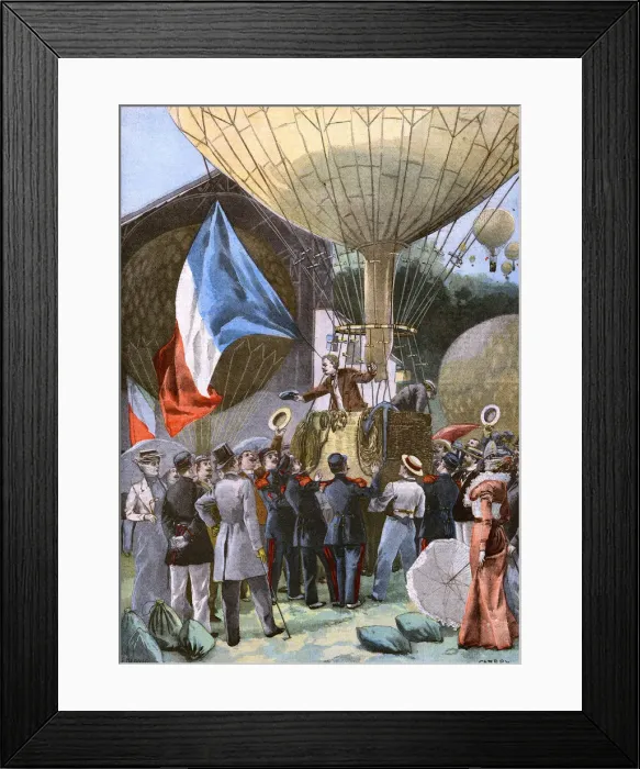 Framed Print : Balloon rally, Vincennes, Paris, France Framed Print : Balloon rally, Vincennes, Paris, France