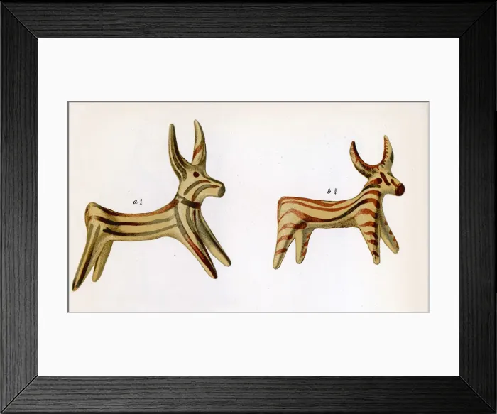 Framed Print : Hera bull idols from Tiryns, Greece Framed Print : Hera bull idols from Tiryns, Greece