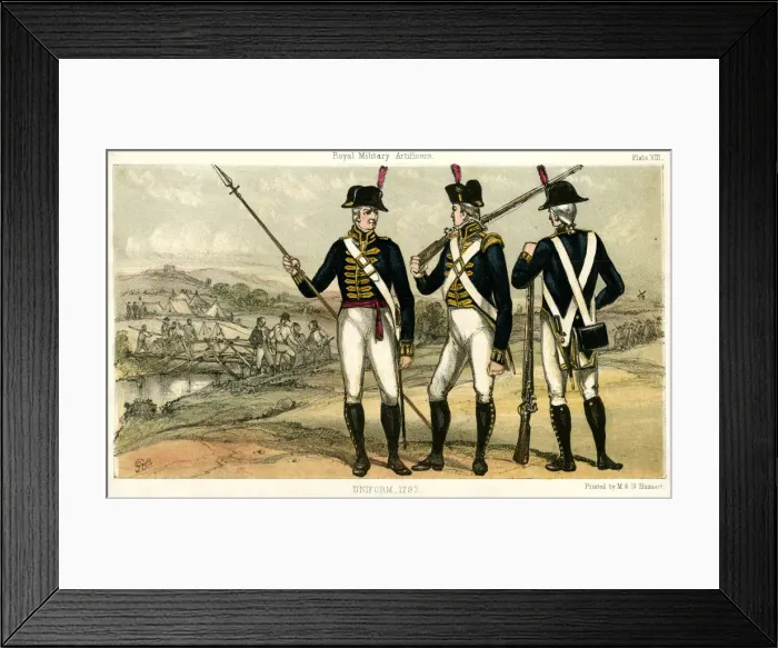 Framed Print : Artificers in uniform Framed Print : Artificers in uniform
