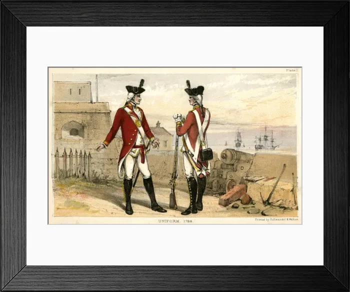 Framed Print : Artificers in uniform Framed Print : Artificers in uniform