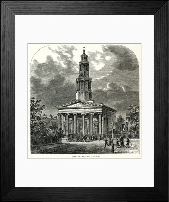 Framed Print : New St. Pancras Church Framed Print : New St. Pancras Church