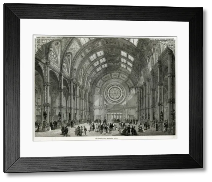 Framed Print : Alexandra Palace 1875 Framed Print : Alexandra Palace 1875