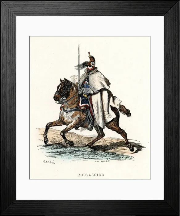 Framed Print : French cuirassier Framed Print : French cuirassier