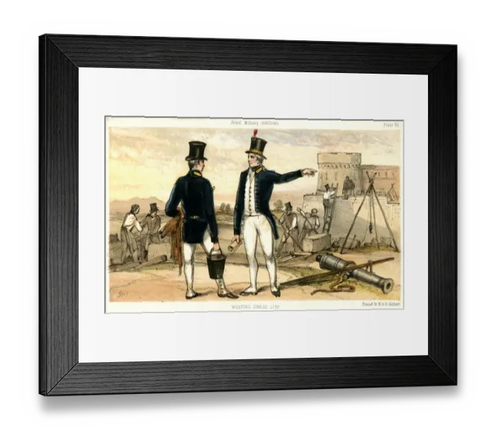 Framed Print : British artificers in working dress Framed Print : British artificers in working dress