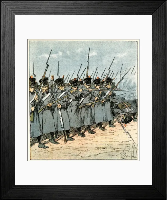 Framed Print : French soldiers Framed Print : French soldiers